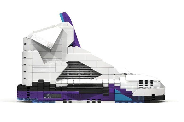 Air Jordan V "Grape" Replica Made out of LEGO®