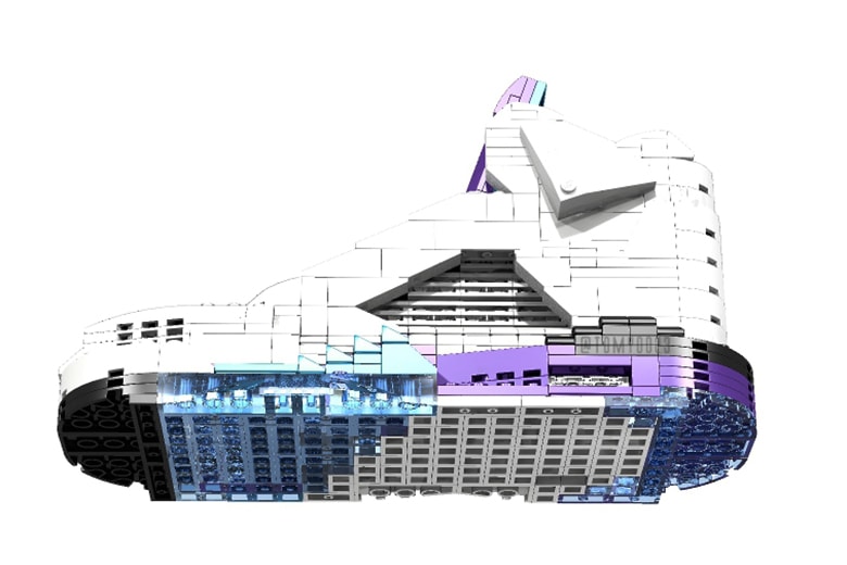 Air Jordan V "Grape" Replica Made out of LEGO®