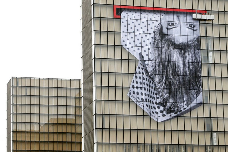 Artist JR's Series "Portraits In Unusual Locations"