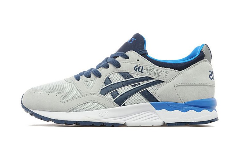 ASICS GEL-Lyte V Grey/Navy JD Sports Exclusive