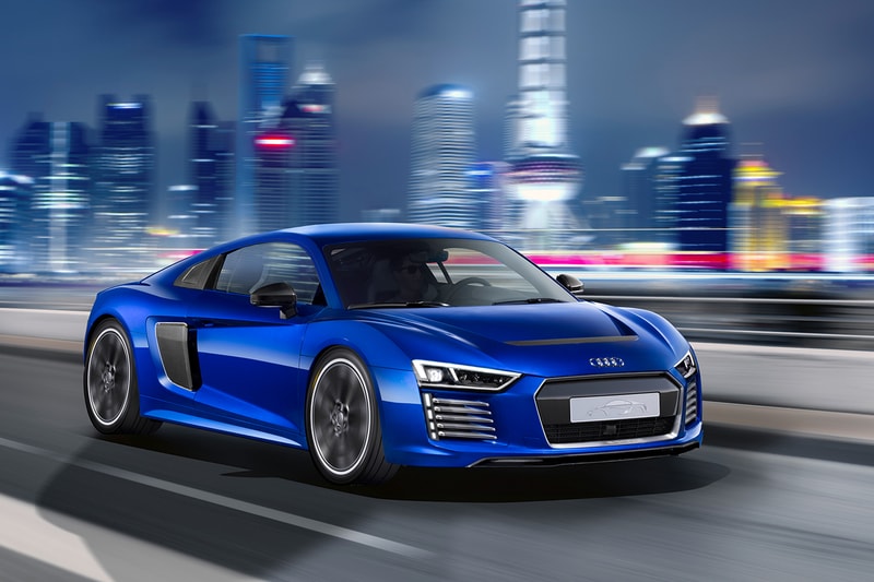 Audi Unveils the R8 E-Tron Piloted Driving Technical Concept Car