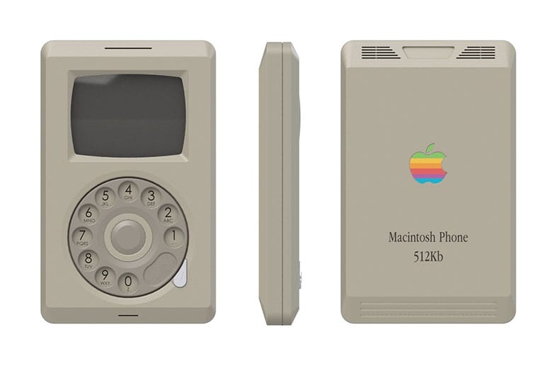 Designer Conceptualizes the "Apple Macintosh Phone," May Be What the iPhone Would've Looked Like in 1984