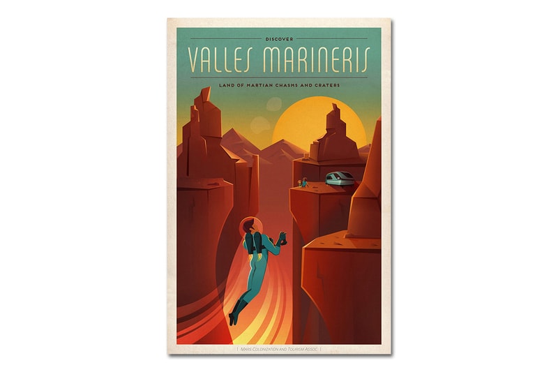 Elon Musk's SpaceX Unveils Vintage Mars Posters