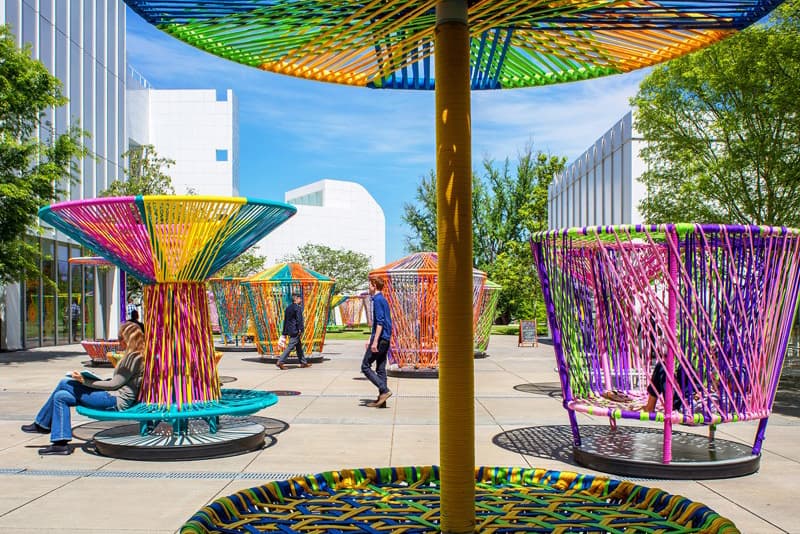 Esrawe + Cadena 'Los Trompos' Installation @ The High Museum of Art