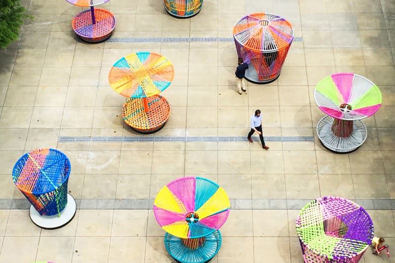 Esrawe + Cadena 'Los Trompos' Installation @ The High Museum of Art