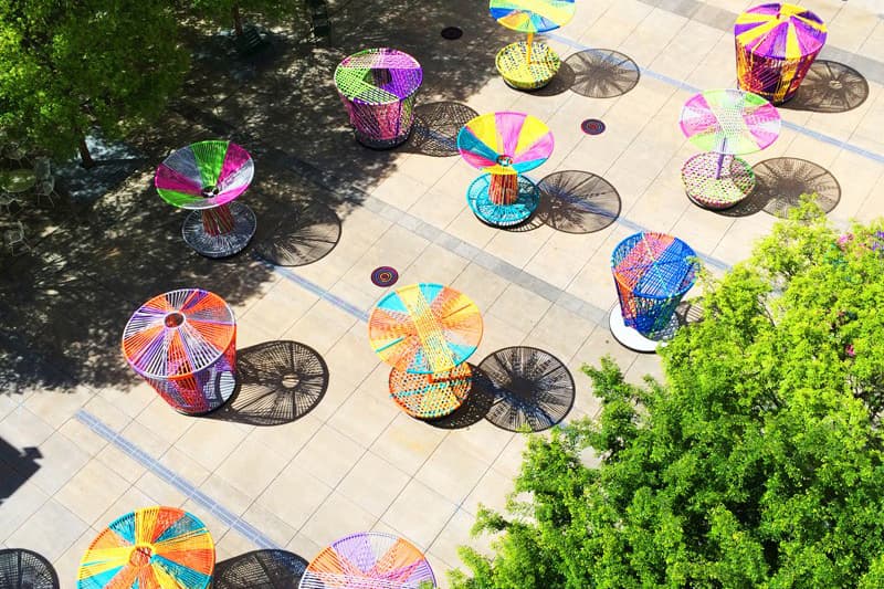 Esrawe + Cadena 'Los Trompos' Installation @ The High Museum of Art