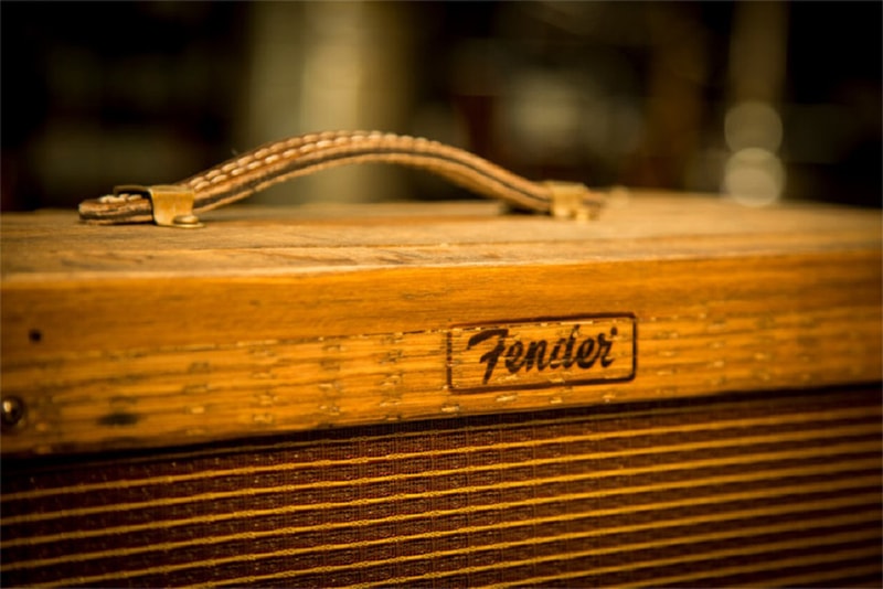 Fender 80 Proof Blues Junior Amplifier Made out of Whiskey Barrels