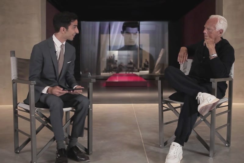 Giorgio Armani Talks to Business of Fashion About His Fashion Legacy