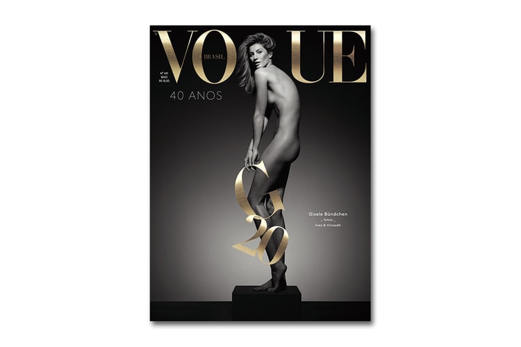 Gisele Bündchen by Inez & Vinoodh for the 40th Anniversary Issue of 'Vogue Brazil'