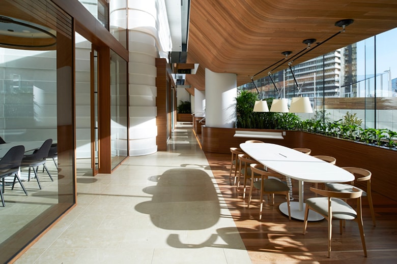 HASSELL Designs a Fluid and Colorful Atrium for Melbourne's Medibank Building