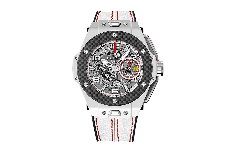 Hublot Big Bang Ferrari White Ceramic Carbon Hypebeast