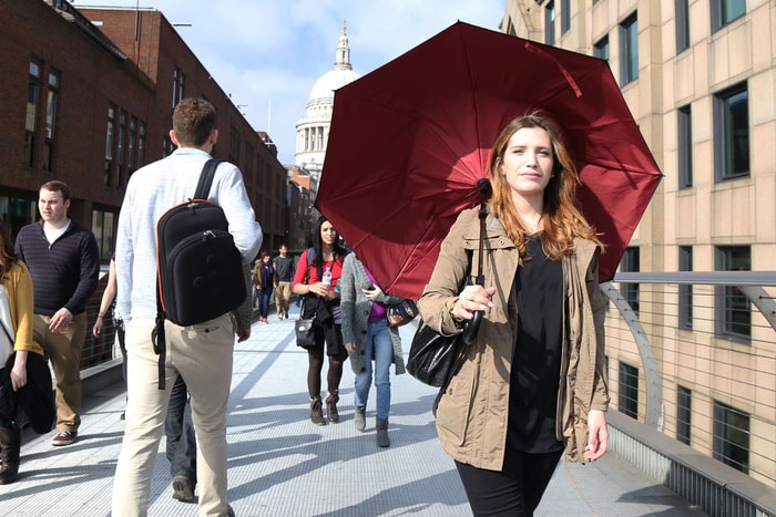 Introducing the KAZbrella, an Innovative Inside-Out Umbrella