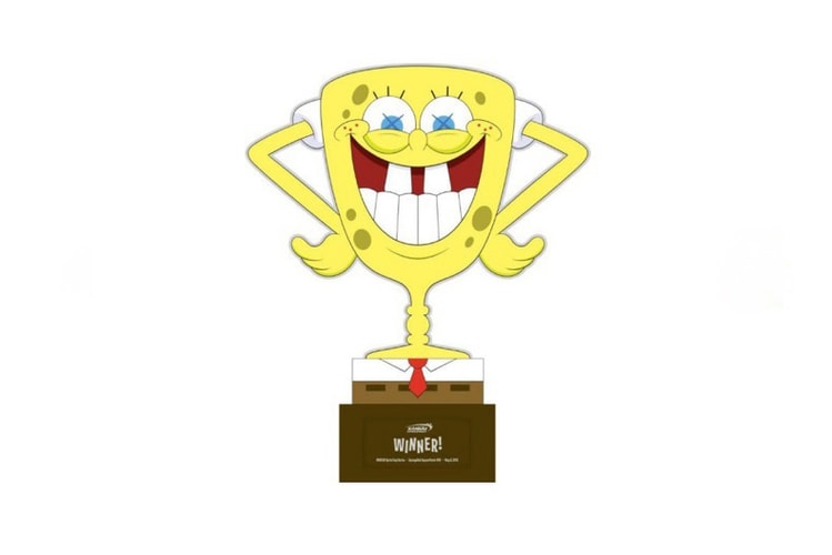 KAWS x NASCAR SpongeBob SquarePants 400 Trophy
