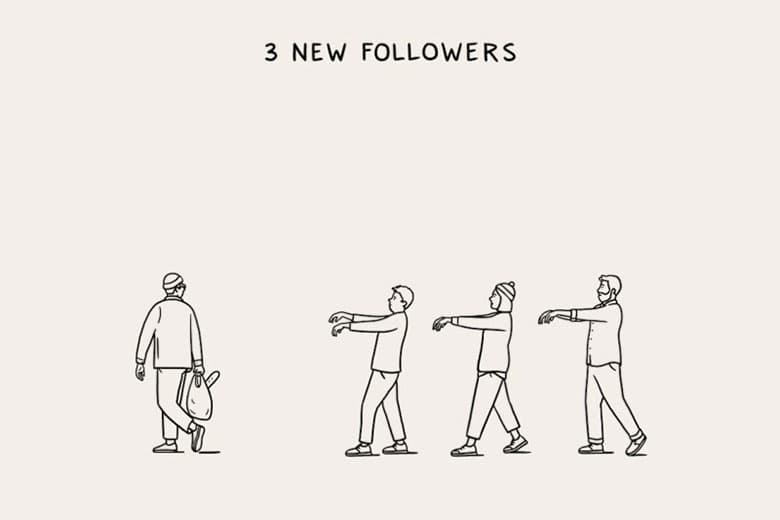 Matt Blease Creates Illustrations That Poke Fun at Social Media