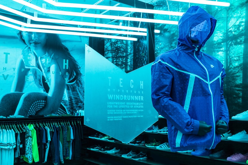 Nike Tech Pack Hyperfuse Windrunner Installation @ Blends, Beverly Hills