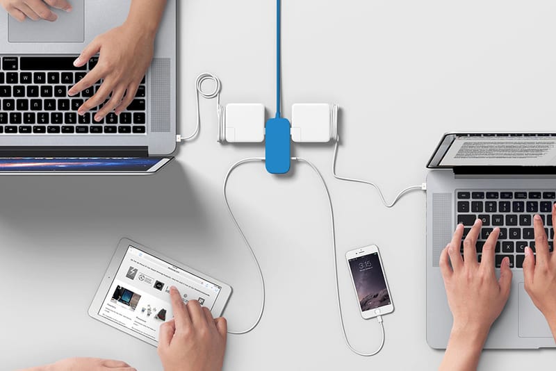 Portiko Extension Cord by Bluelounge