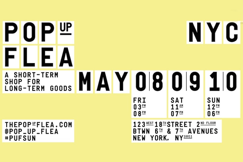 PUFSUN, Pop Up Flea's Upcoming Flea Market in NYC