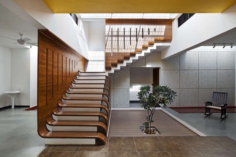 The Courtyard House by Purple Ink Studio