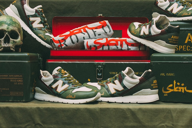 SBTG x Born & Raised x New Balance MRL996EW "Bravo Romeo"