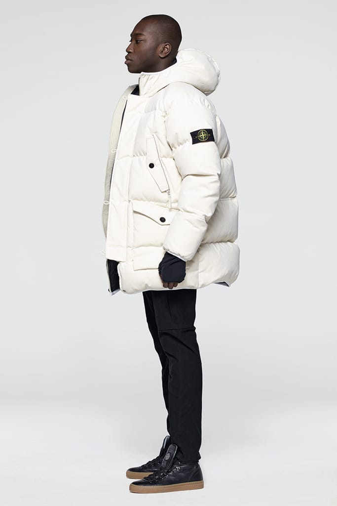 stone island winter jacket fur