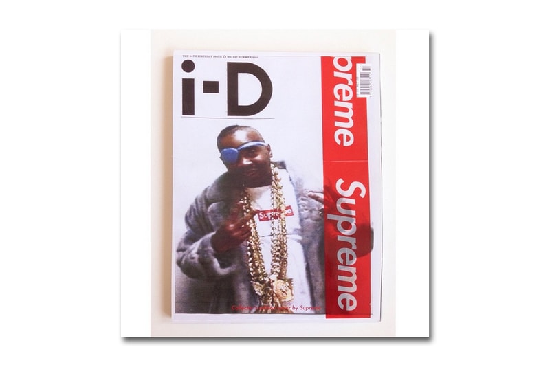 Supreme Limited Editorion Cover for i-D Magazine's 35th Anniversary