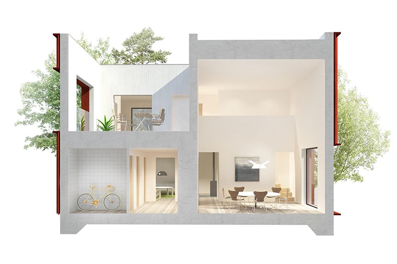 Sweden's "Most Sought After Home" by Tham & Videgård Designs