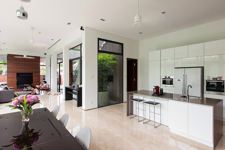 Aamer Architects Design Beautiful Semi-Detached Home in Singapore