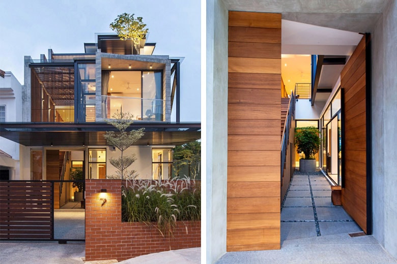 Aamer Architects Design Beautiful Semi-Detached Home in Singapore
