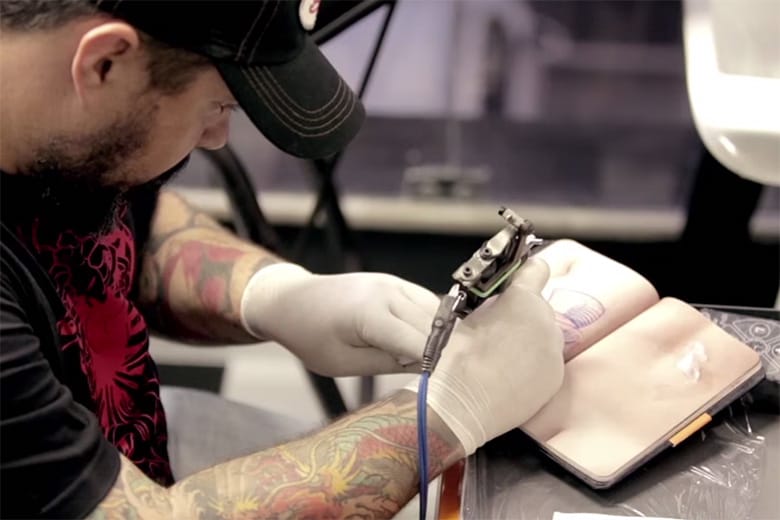 The Skin Book Allows Aspiring Tattoo Artists to Practice on a Notebook of Artificial Skin