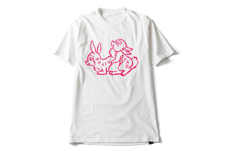 Union Los Angeles x Brain Dead "Bunny F*ck" T-Shirt and Neon Signs