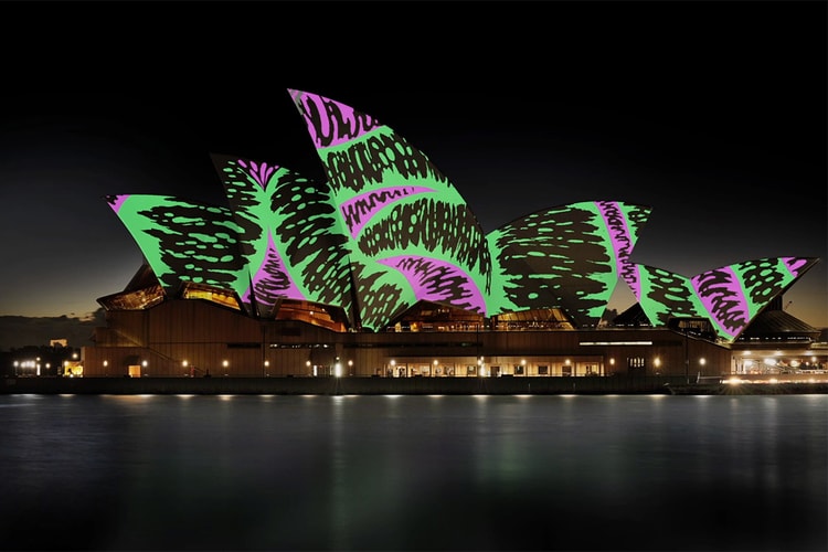 Universal Everything Projects Colorful Hand-Drawn Murals on the Sydney Opera House