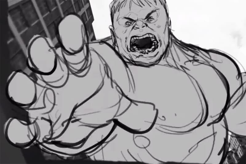Marvel Drawing - Final Battle Hulk vs Hulkbuster | Timelapse 4k - YouTube