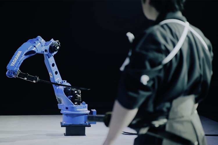 A Robot and Sword Master Square Off in the Yaskawa Bushido Project
