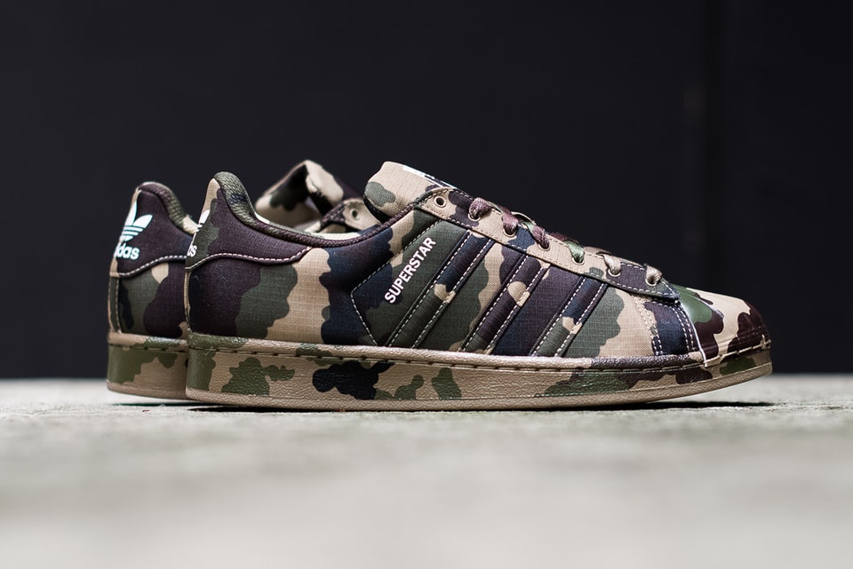 Adidas superstar camouflage stripes Clearance