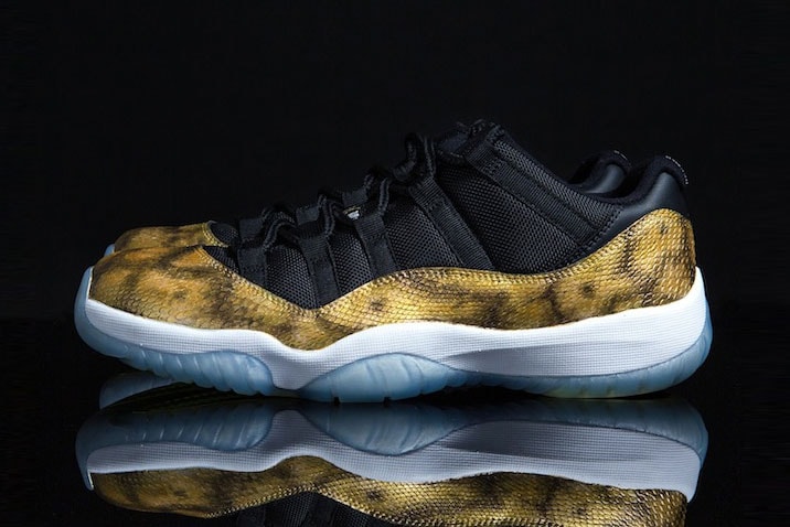 Air Jordan 11 Low "Golden Snake" Custom by Tony Chen