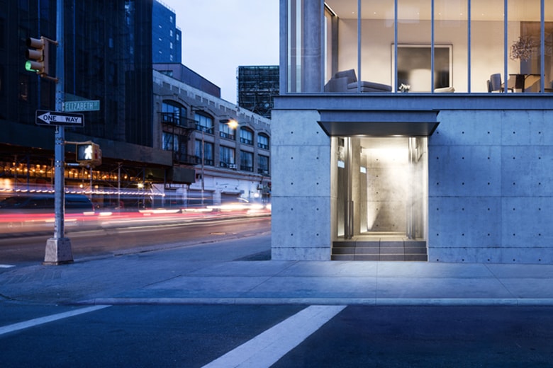 An Official Look at Tadao Ando's "152 Elizabeth" Residential Design