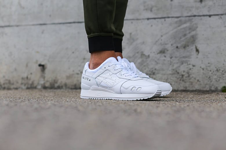 asics gel lyte iii all white