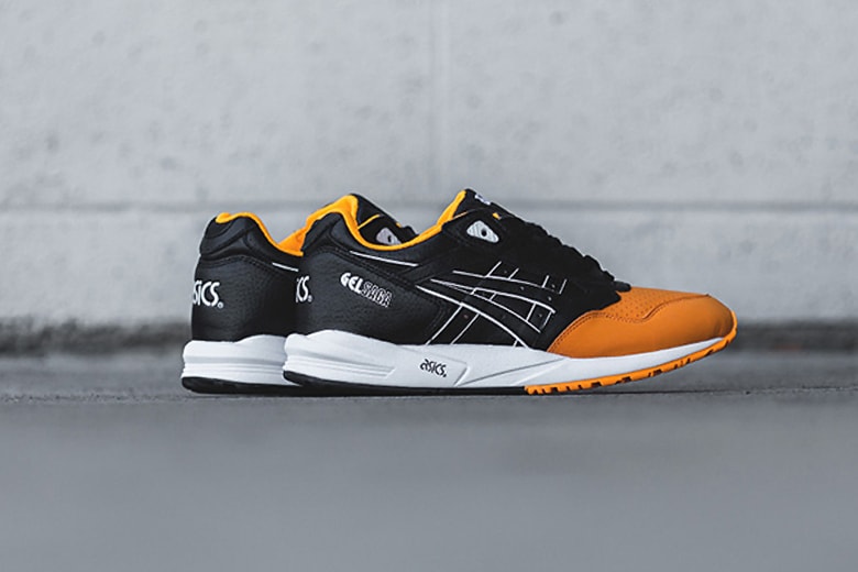 ASICS' Classic GEL Saga Sneaker Gets an Orange and Black Colorway
