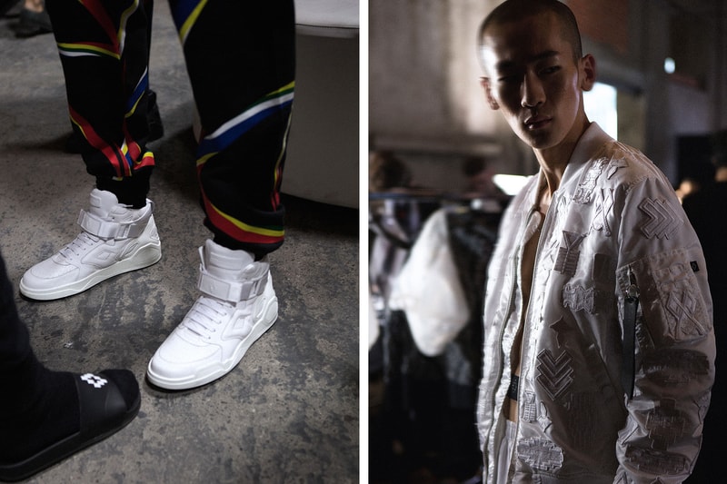 Backstage at Marcelo Burlon 2016 Spring/Summer Colection 