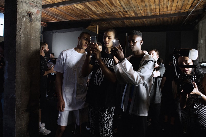 Backstage at Marcelo Burlon 2016 Spring/Summer Colection 