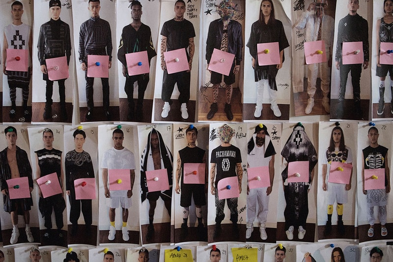 Backstage at Marcelo Burlon 2016 Spring/Summer Colection 
