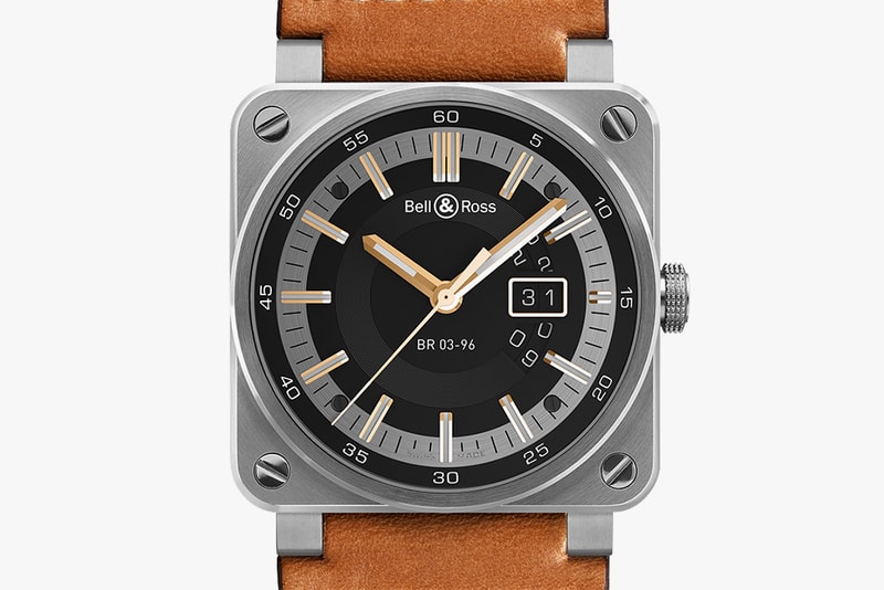 Bell & Ross 2015 BR 03-96 Grande Date Watches in Black and Brown