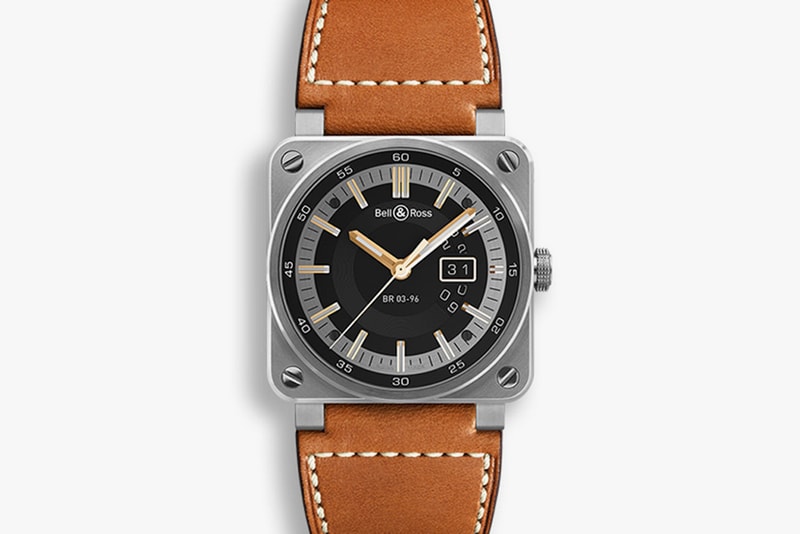 Bell & Ross 2015 BR 03-96 Grande Date Watches in Black and Brown