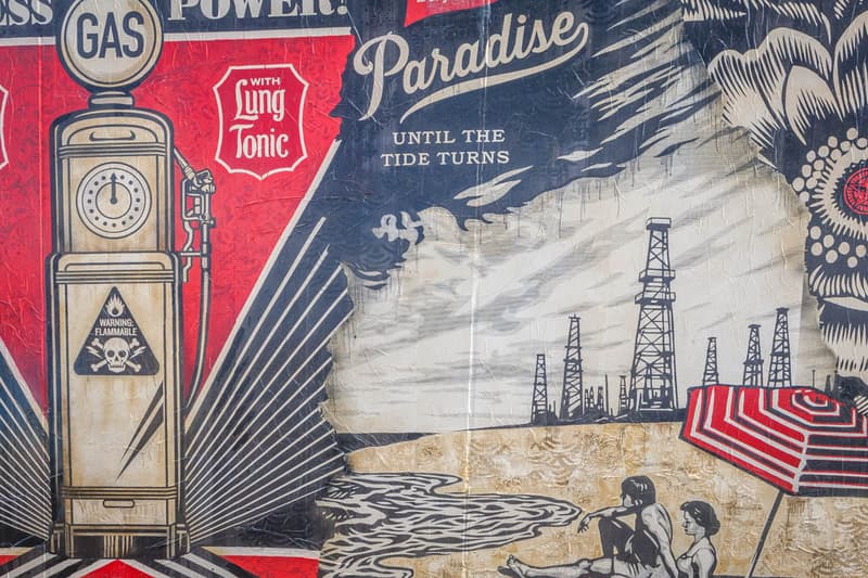 Ben Eine, Shepard Fairey, How and Nosm, Daze and CRASH Paint Murals @ Coney Island Art Walls