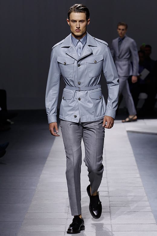 Brioni - Medium Gray Wool Suit | Mitchell Stores