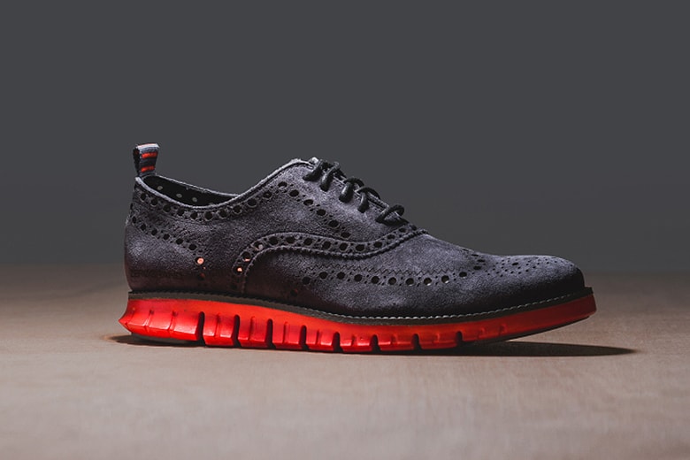 Cole Haan ZeroGrand Wing Oxford "Grey Suede"