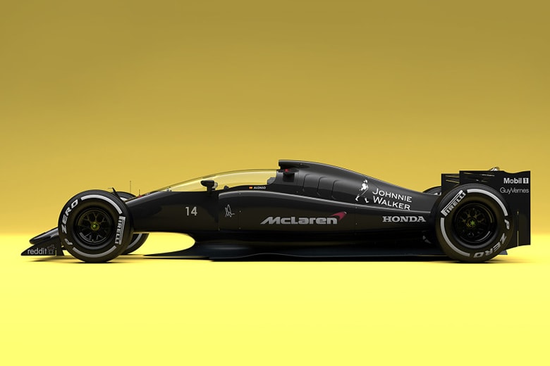 Formula One F1 Concept Cars Reimagined by Artist Andries van Overbeeke