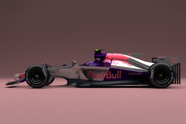 Formula One F1 Concept Cars Reimagined by Artist Andries van Overbeeke