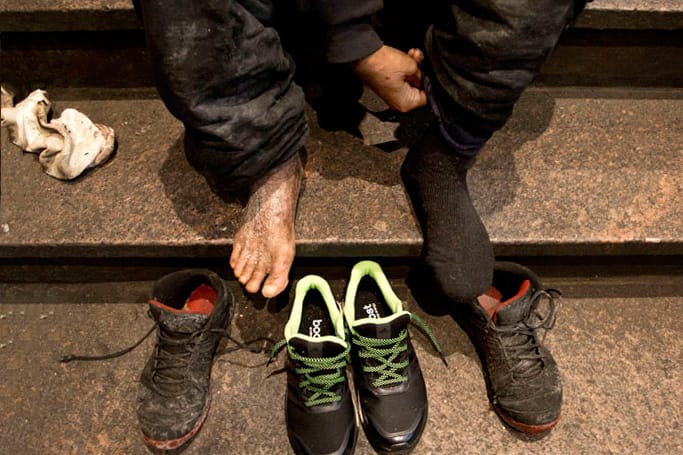 It's From The Sole: Giving Away 7,000 Sneakers and Counting to the Homeless