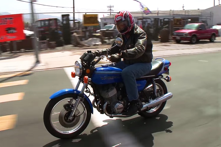 Jay Leno Compares the 1972 Kawasaki H2 Mach IV and Supersport Ninja